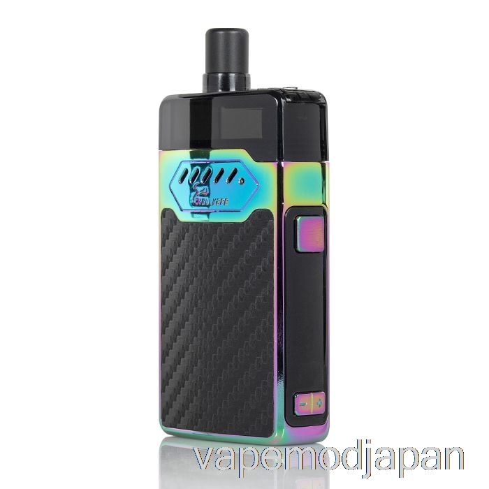 Vape Japan Hellvape Grimm 30w ポッドシステム レインボー カーボンファイバー